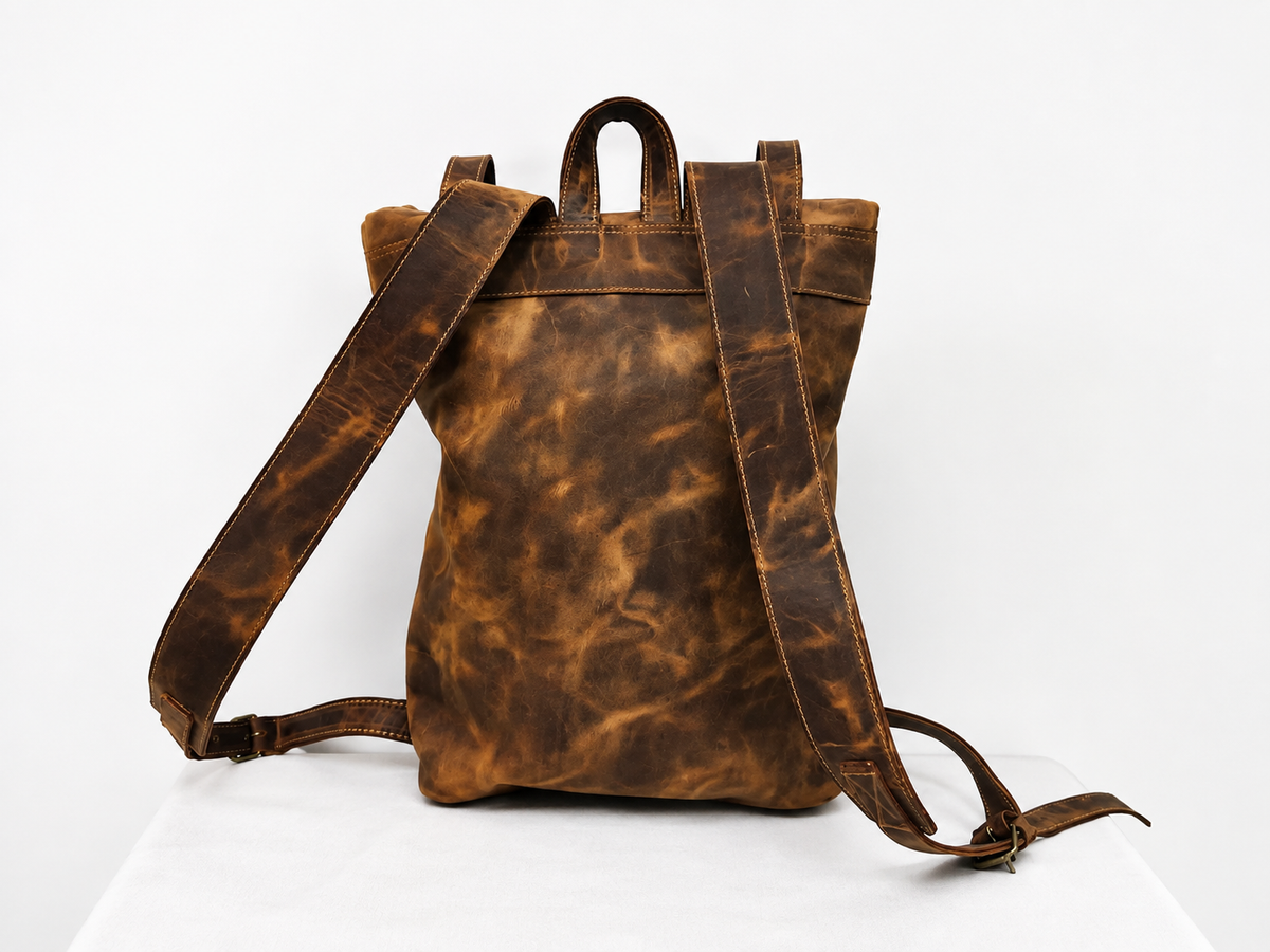 Mochila Heritage de Piel – Diseño Artesanal, Espíritu Aventurero y Estilo Atemporal