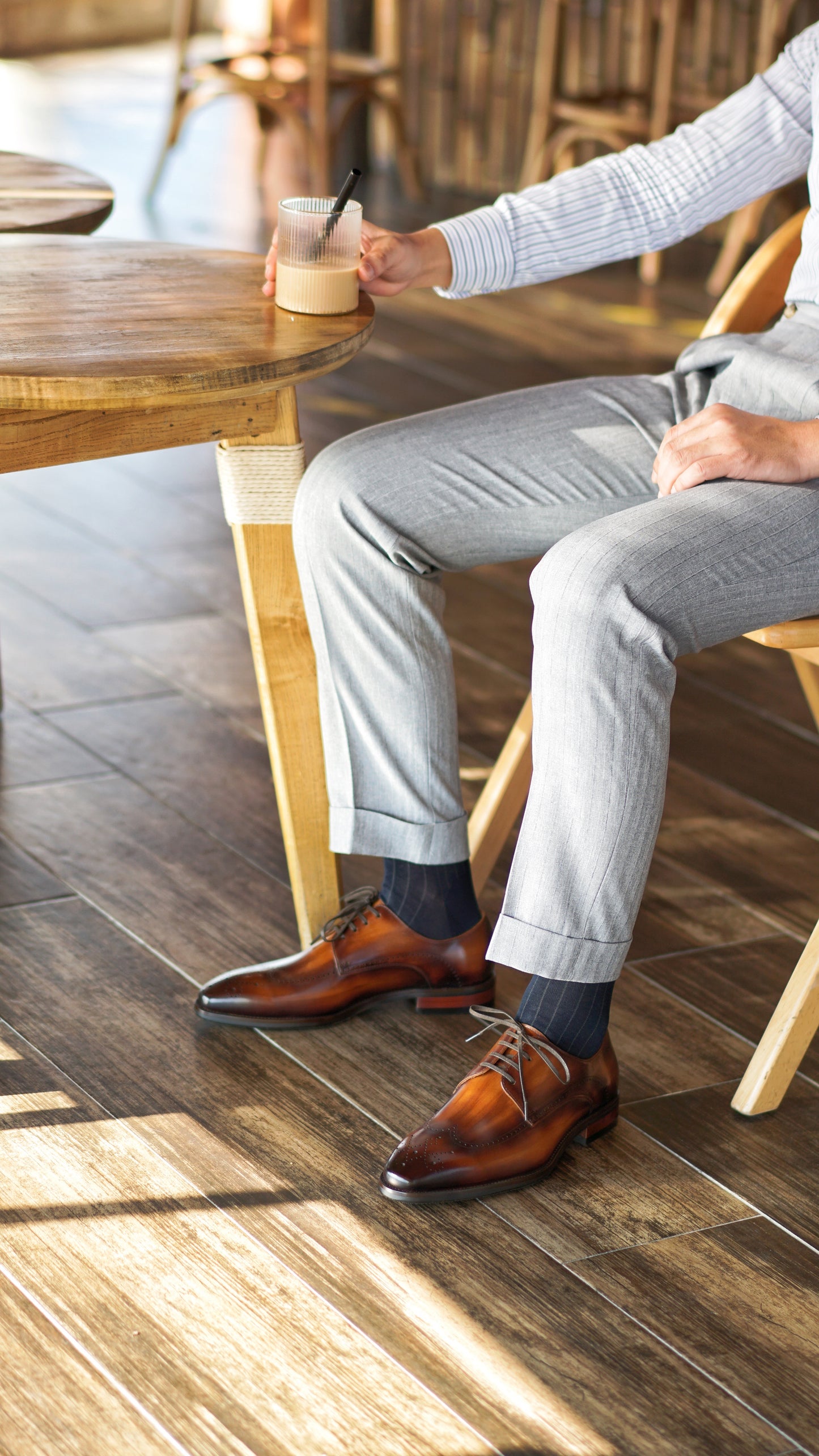 Zapatos Derby para Hombre: Estilo Moderno, Hechos a Mano, Formales de Negocios con Punta Redonda tipo Derby