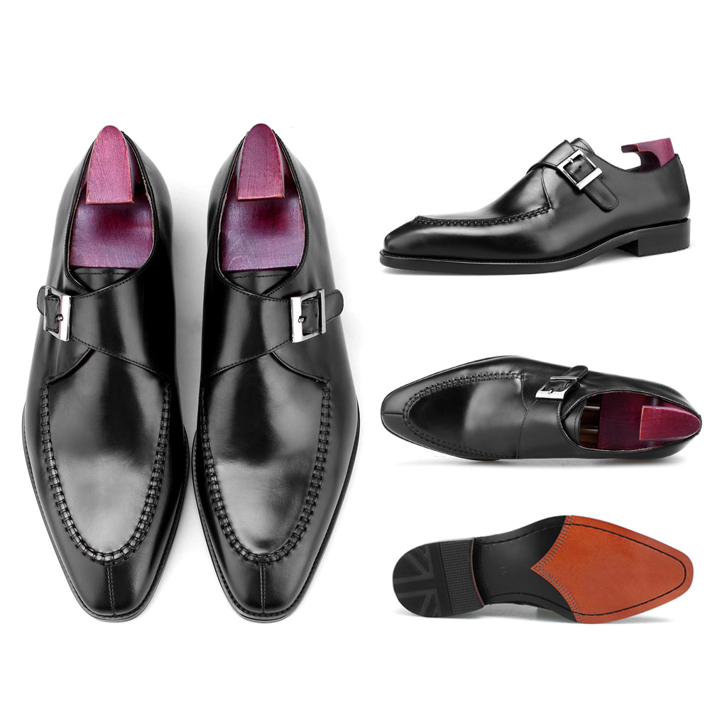 Zapatos Oxford Elegantes de Cuero Genuino: Estilo Británico Clásico