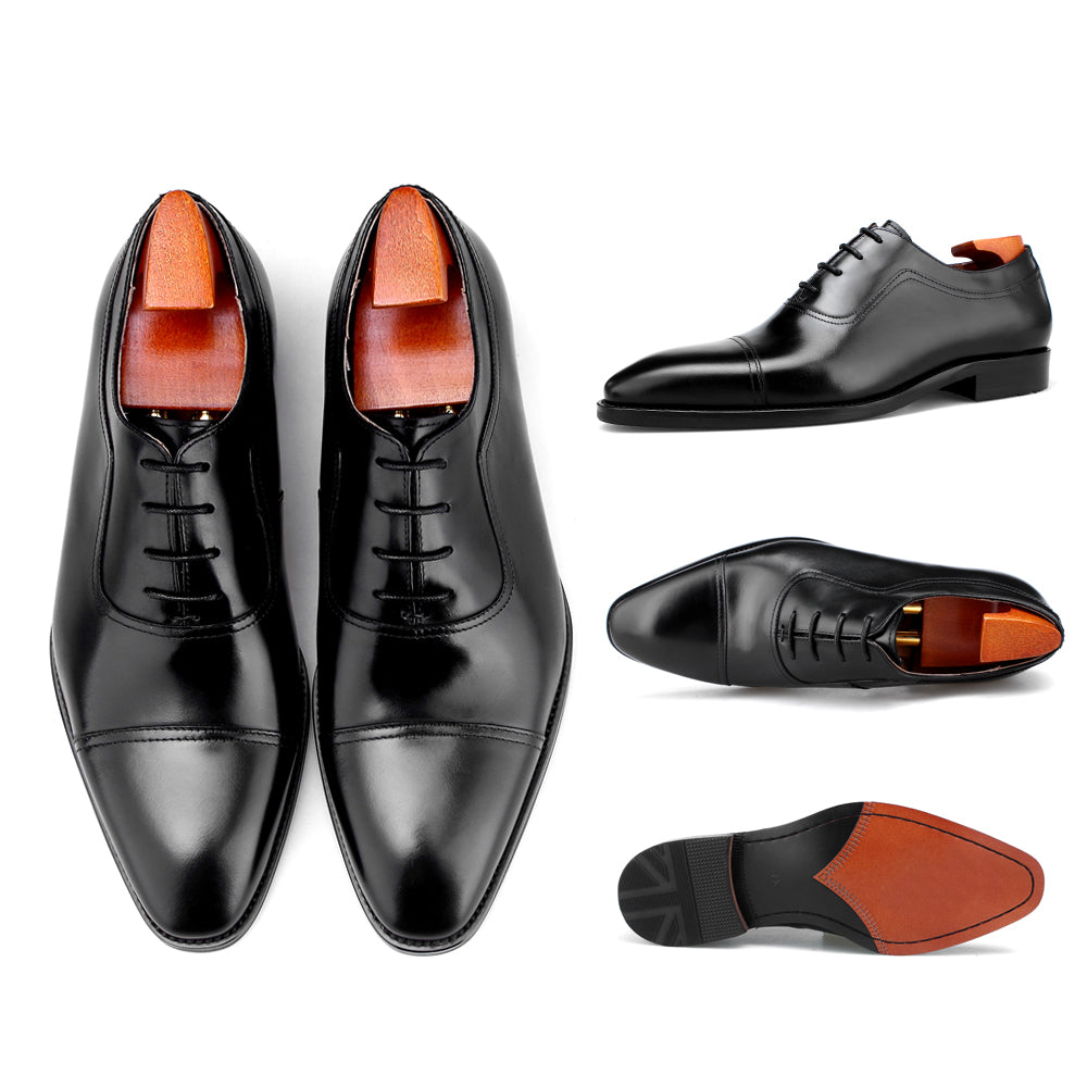 Zapatos Derby Elegance CornideModa: Refinamiento Artesanal en Cuero Auténtico