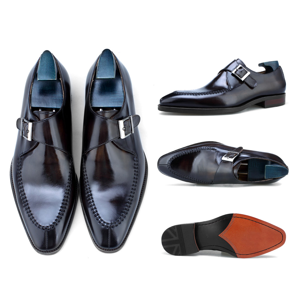 Zapatos Oxford Elegantes de Cuero Genuino: Estilo Británico Clásico