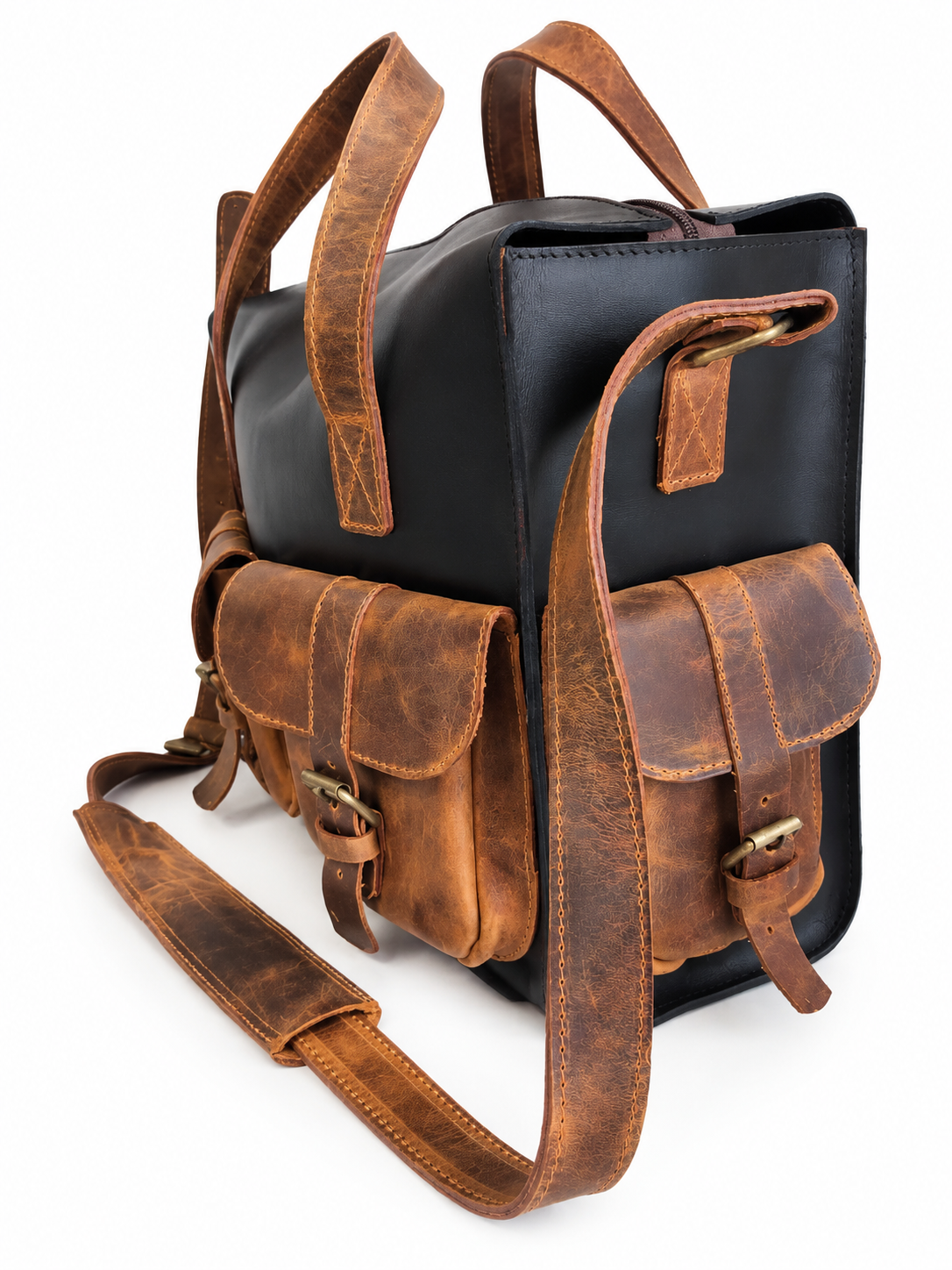 Mochila Vintage Premium de Piel – Estilo, Funcionalidad y Carácter