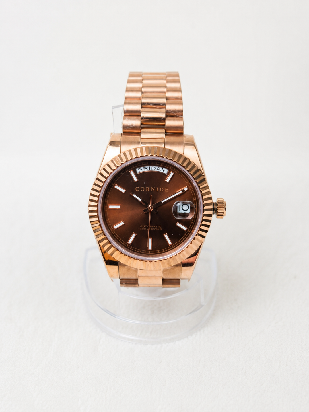 Reloj Automático Madrid – Elegancia Dorada y Precisión Japonesa
