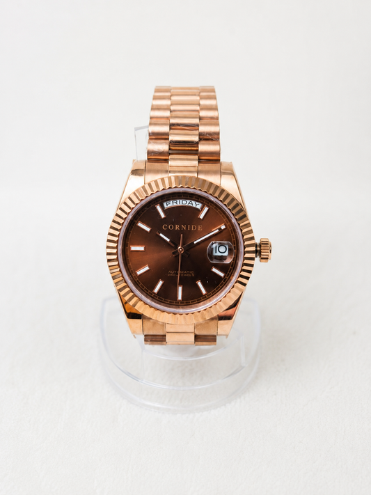 Reloj Automático Madrid – Elegancia Dorada y Precisión Japonesa
