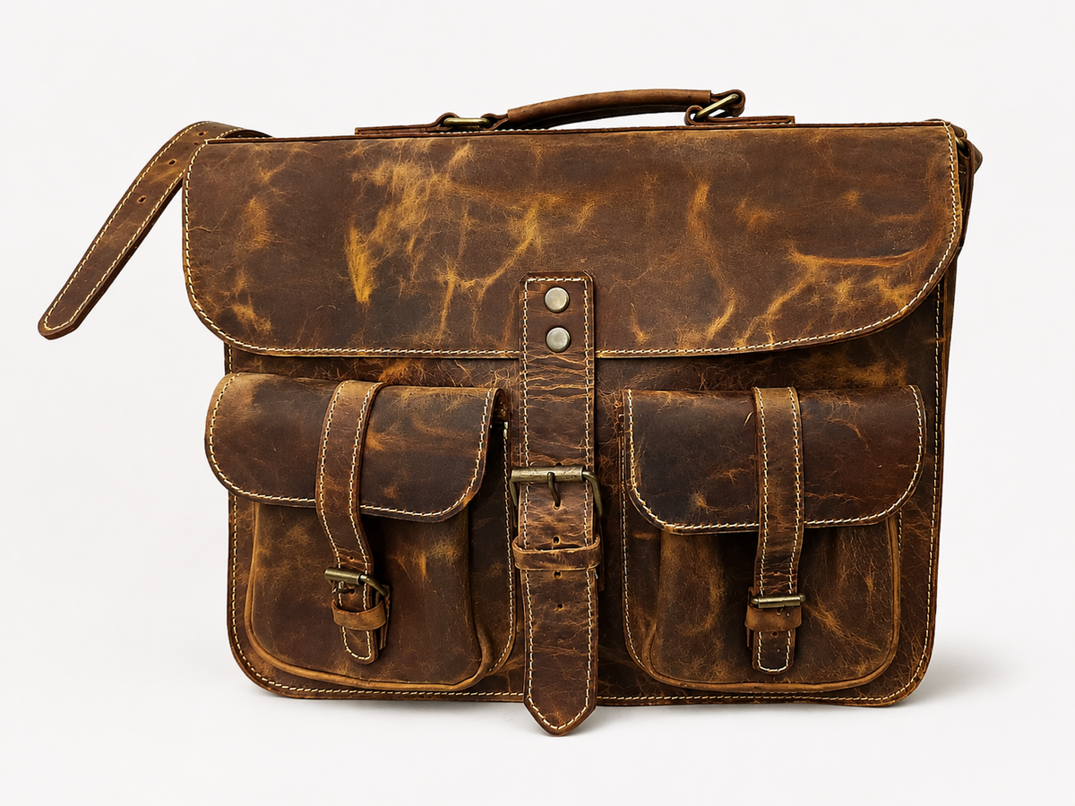 Maletín Heritage de Piel – Diseño Artesanal, Estilo Vintage y Elegancia Atemporal