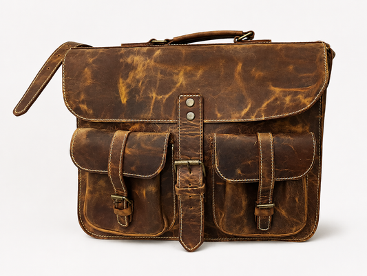 Maletín Heritage de Piel – Diseño Artesanal, Estilo Vintage y Elegancia Atemporal