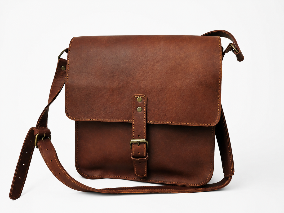 Bolso Messenger Verona de Piel – Elegancia Minimalista y Estilo Atemporal