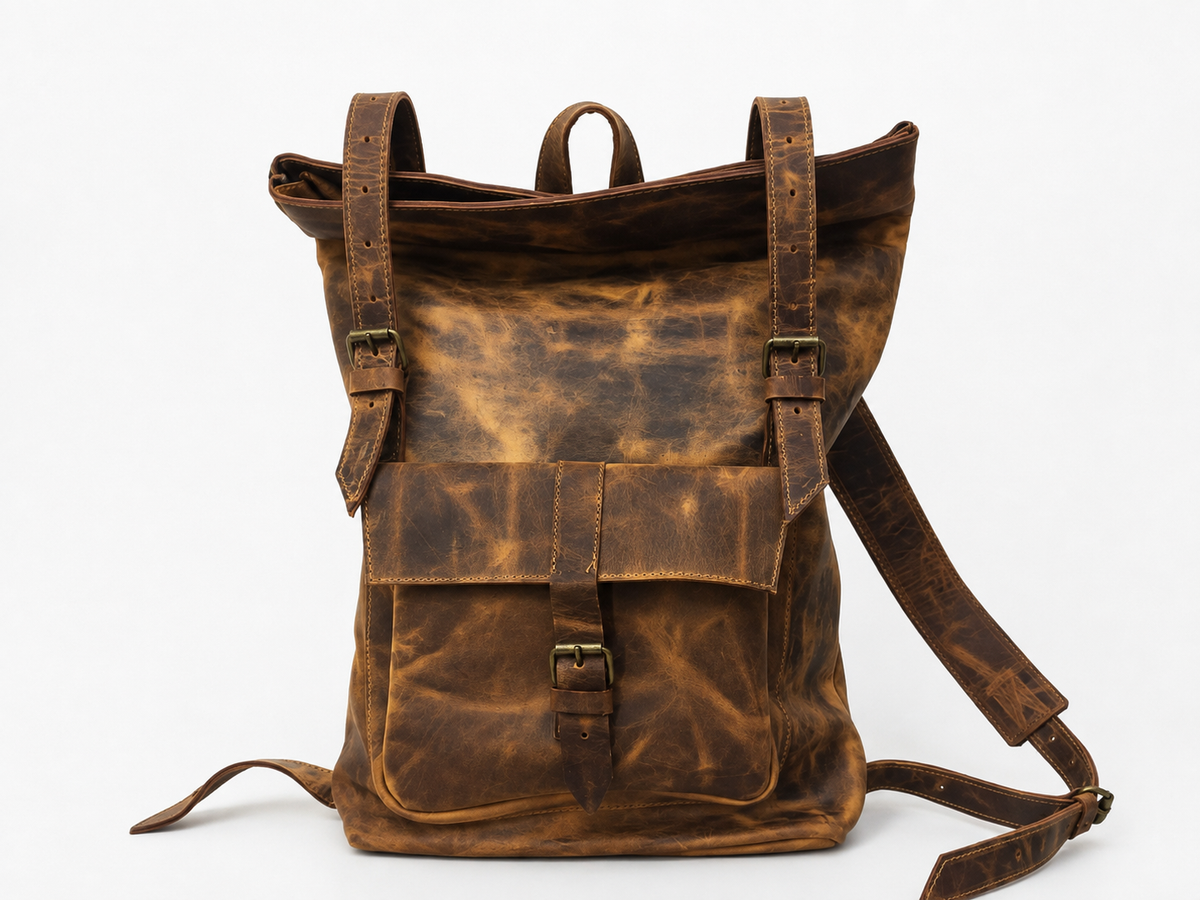 Mochila Heritage de Piel – Diseño Artesanal, Espíritu Aventurero y Estilo Atemporal