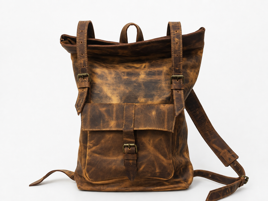 Mochila Heritage de Piel – Diseño Artesanal, Espíritu Aventurero y Estilo Atemporal