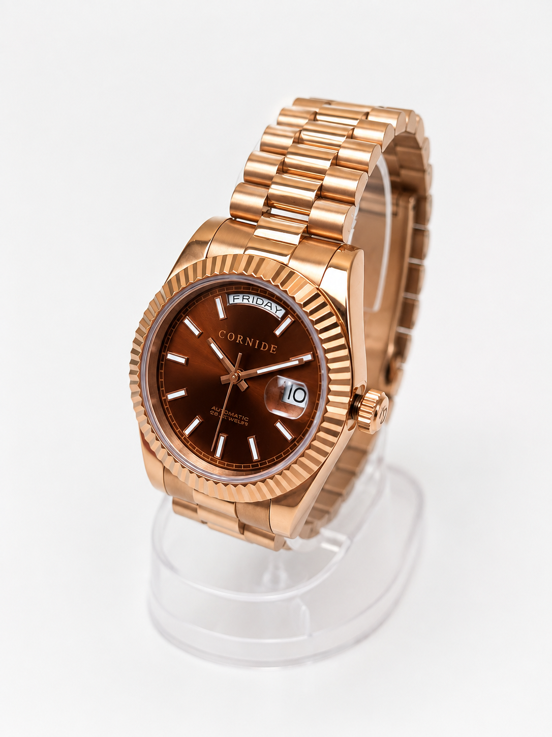Reloj Automático Madrid – Elegancia Dorada y Precisión Japonesa