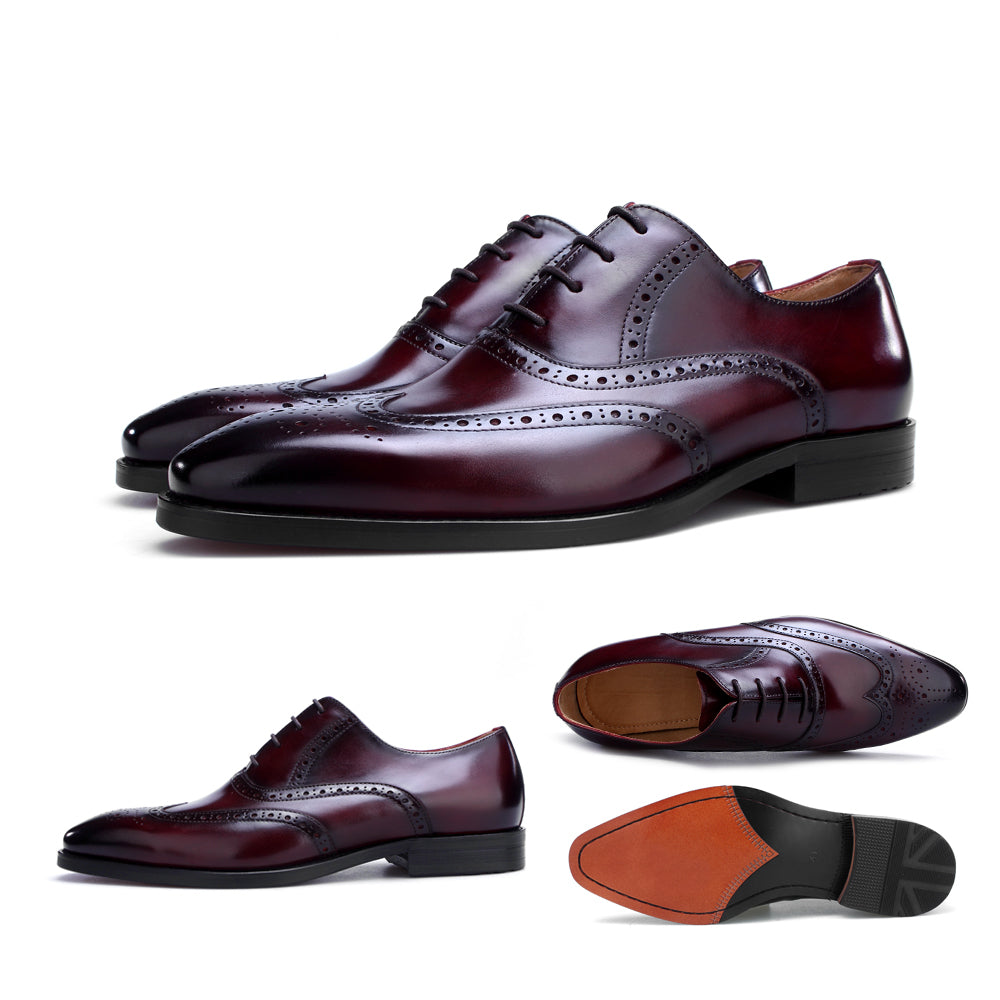 Zapatos de vestir Oxford para Hombre: Piel, ideales para oficina, negocios y bodas